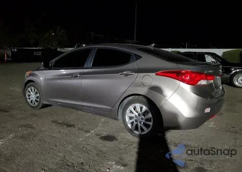 2012 Hyundai Elantra Gl из США, поврежденный, VIN 126519